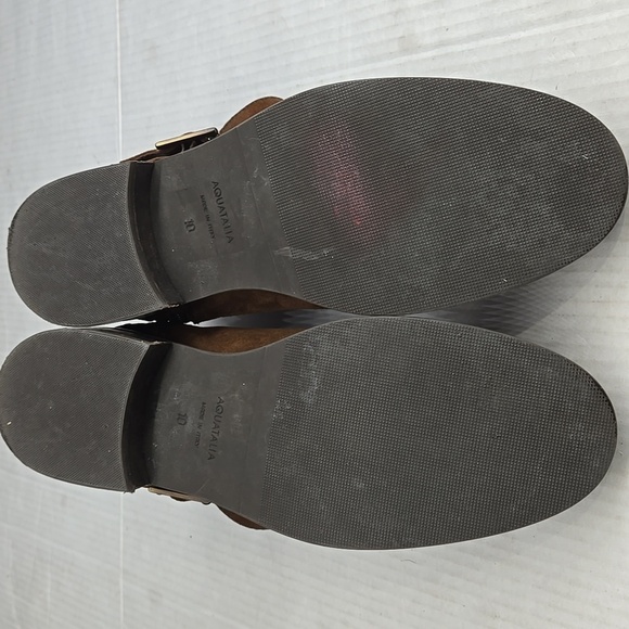 Aquatalia Suede Leather Bree Ankle Boots 10 - Picture 4 of 8